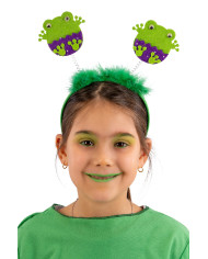 Frogs headband on card