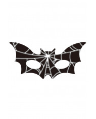 Pack of 6 paper chinless masks in the shape of a bat for a nice