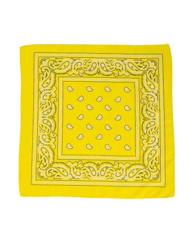 Fluo yellow bandana cm 55x55 in pbh