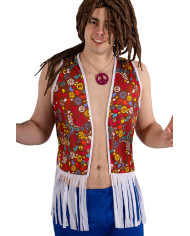 Hippie-Weste in Beutel mit Haken