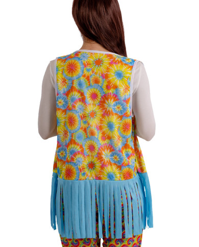 Gilet hippie, dans un sachet avec crochet