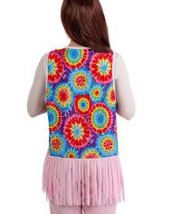 Gilet hippie, dans un sachet avec crochet