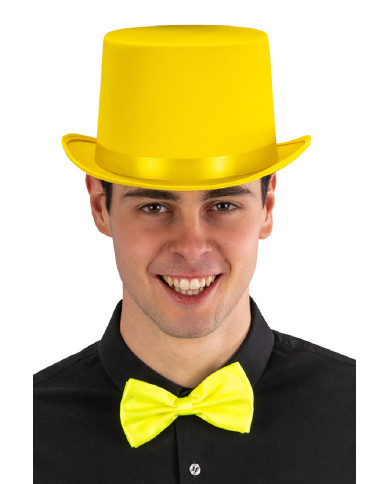 Fluo yellow bow tie in pbh