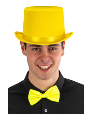 Fluo yellow bow tie in pbh