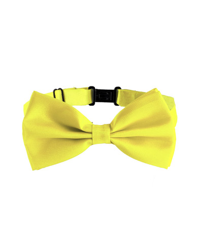Fluo yellow bow tie in pbh