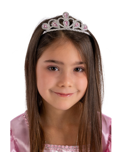 Couronne princesse couleurs assorties, avec étiquette volante / étiquette