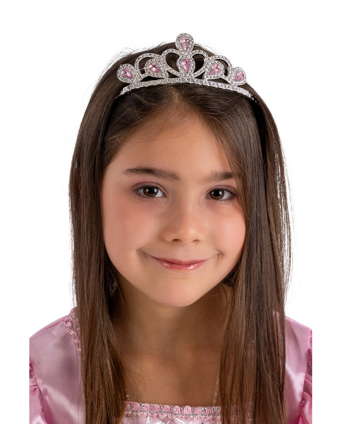 Couronne princesse couleurs assorties, avec étiquette volante / étiquette