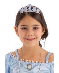 Couronne princesse couleurs assorties, avec étiquette volante / étiquette