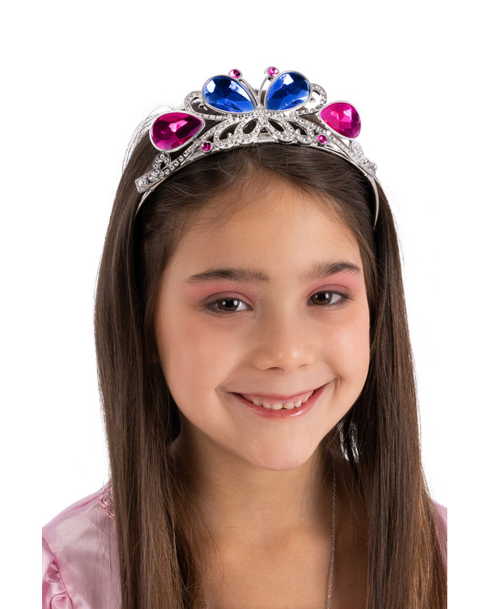 Corona princesa con etiqueta colgante/etiqueta adhesiva