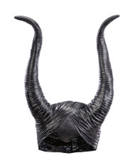 Maleficent witch headpiece in rubber with label