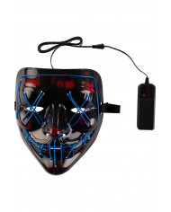 Plastic horror mask with lighting decorations, a disguise to Plastic horror mask with lighting decorations, a disguise to