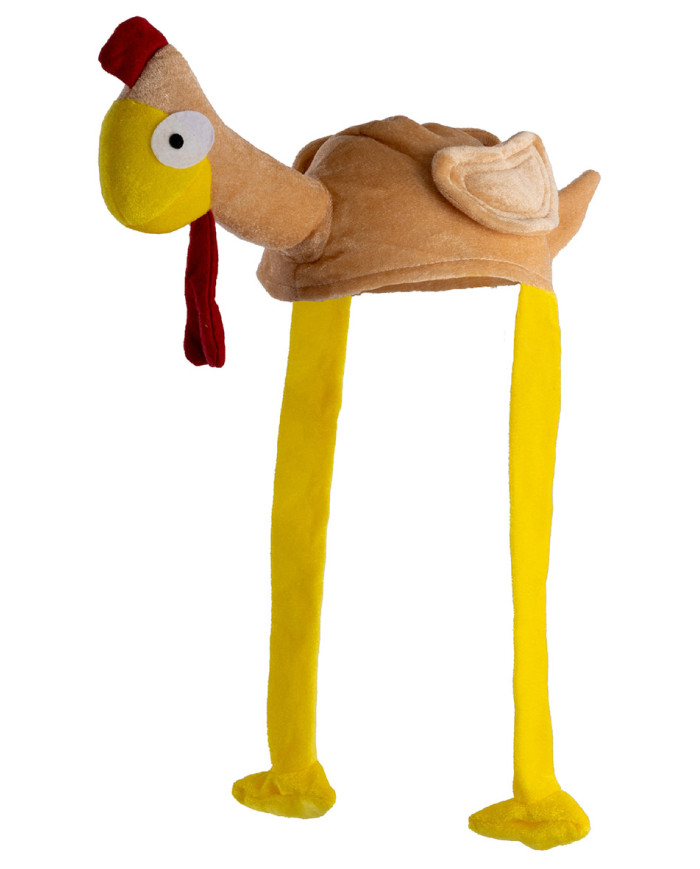 Sombrero pollo de tela con etiqueta colgante/etiqueta adhesiva