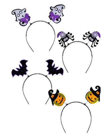 Felt halloween headband ass.mod. with header