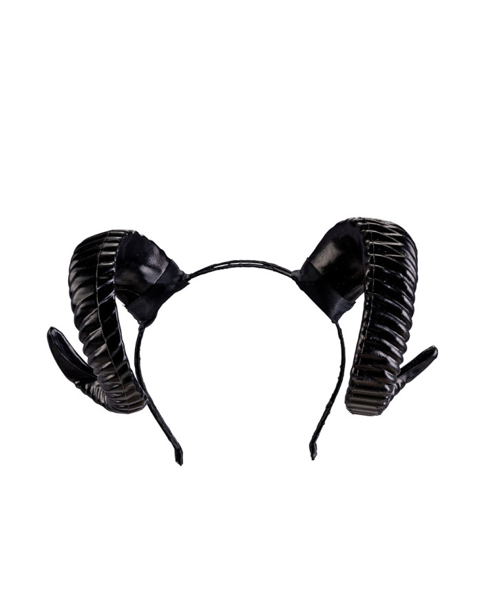 Halloween headband with horns in pbh