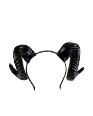 Halloween headband with horns in pbh