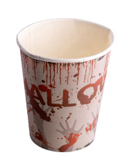 6 paper bloody glasses in bag with label 6 paper bloody glasses in bag with label