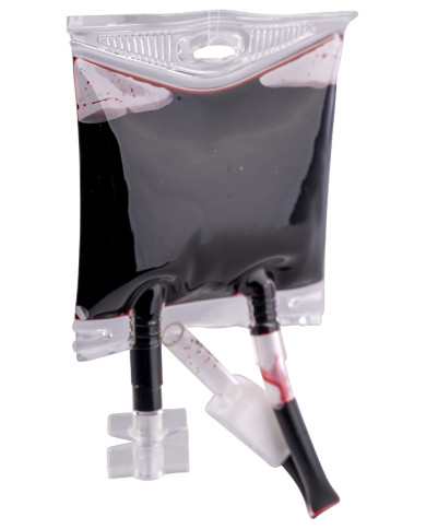 Sangre falsa en bolsa 75 ml aprox. sobre cartoncillo
