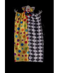 Hanging horror clown h.cm.60 with label