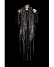 Hanging skeleton black dressed h.cm.70 with label