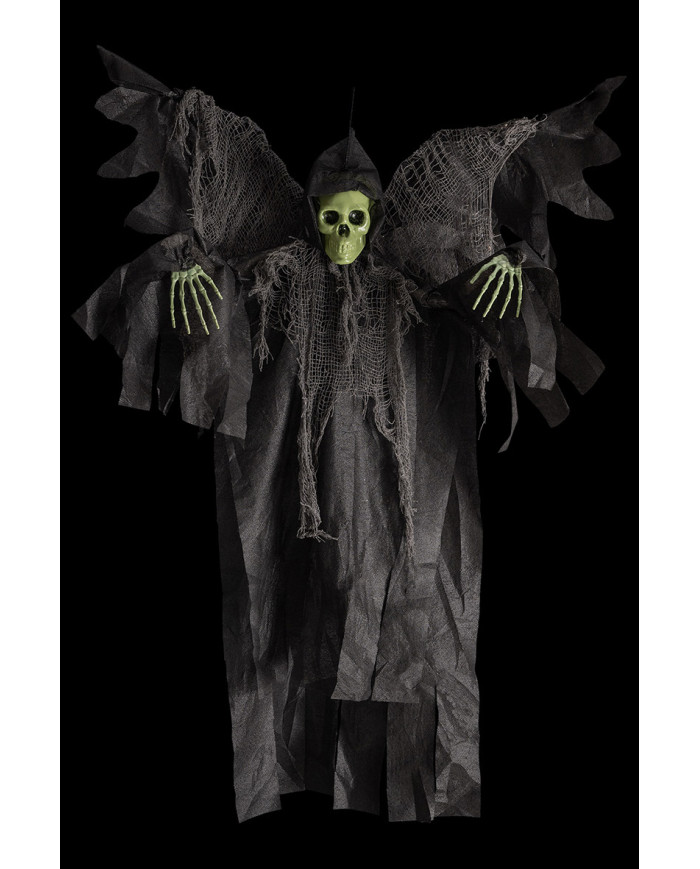 Hanging skeleton with wings h.cm.90 with label