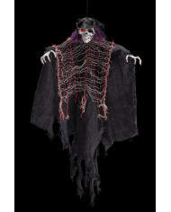 Hanging pirate skeleton h.cm.60 with label