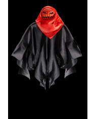 Monstruo calabaza para colgar con traje negro y rojo de 40 cm de alto aprox. con etiqueta colgante/etiqueta adhesiva Monstruo calabaza para colgar con traje negro y rojo de 40 cm de alto aprox. con etiqueta colgante/etiqueta adhesiva