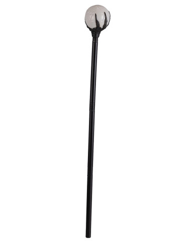 Sceptre avec sphère démontable, h. 100 cm env., dans un sachet avec étiquette ferme-sachet Sceptre avec sphère démontable, h. 100 cm env., dans un sachet avec étiquette ferme-sachet