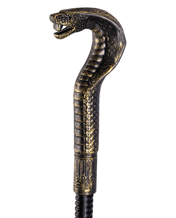 Bastón con cobra desmontable de 80 cm de alto aprox. en bolsa con solapa de cartón Bastón con cobra desmontable de 80 cm de alto aprox. en bolsa con solapa de cartón