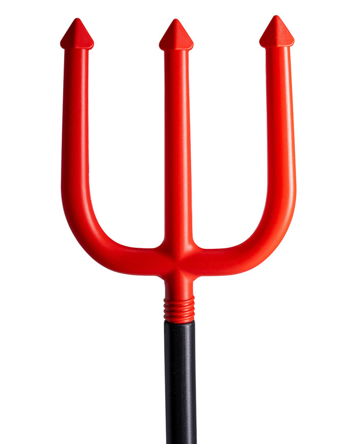 Fourche démontable, h. 110 cm env., dans un sachet avec étiquette ferme-sachet