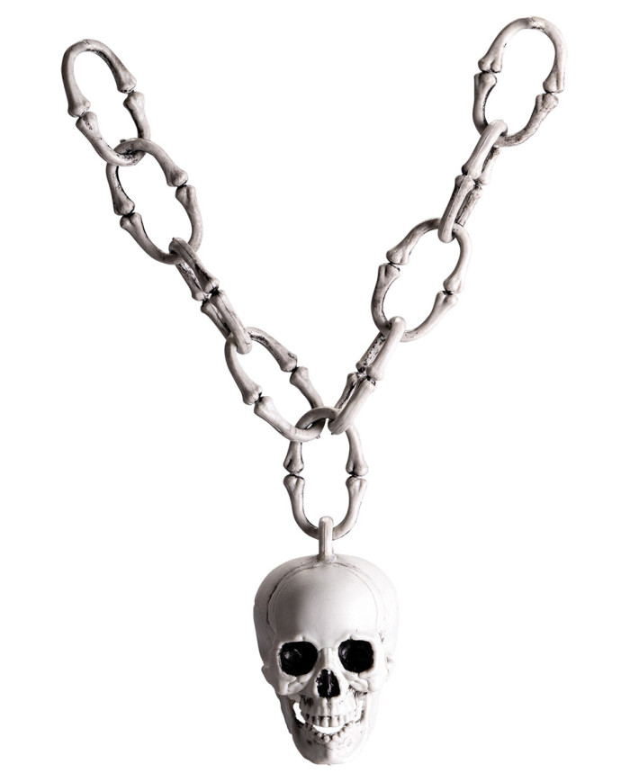 Skull necklace with header Skull necklace with header