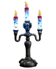 Candelabro con luci h.cm.40 ca.(batteri escluse) con cartellino/etichetta Candelabro con luci h.cm.40 ca.(batteri escluse) con cartellino/etichetta