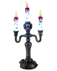 Candelabro con luci h.cm.40 ca.(batteri escluse) con cartellino/etichetta Candelabro con luci h.cm.40 ca.(batteri escluse) con cartellino/etichetta