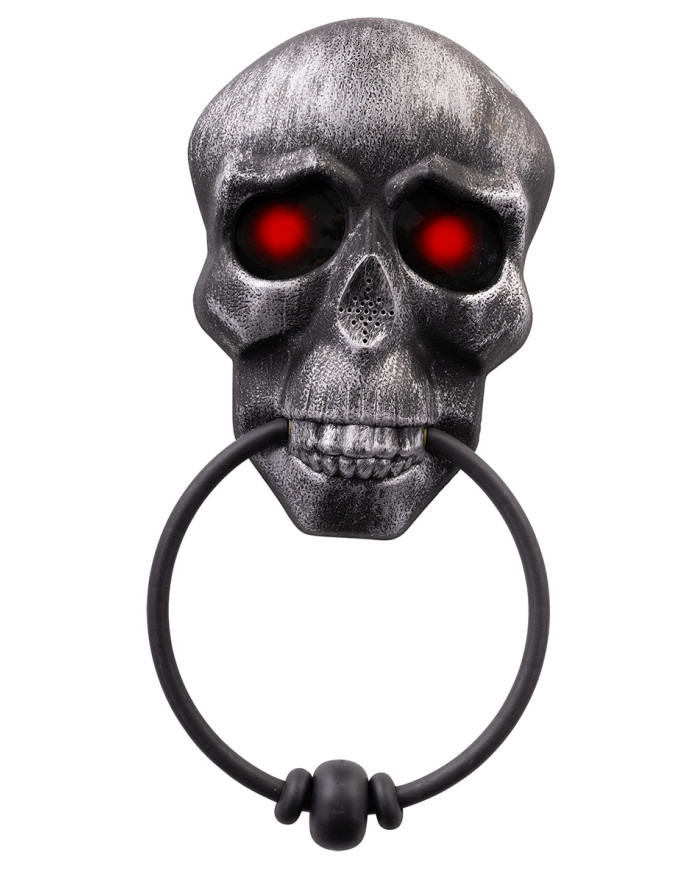 Campanello portone in plastica con luci e suono h.cm.28 ca. (batterie incluse) su cartoncino  