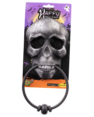 Sonnette pour porte en plastique avec lumières et son (piles comprises), h. 28 cm env., sur papier cartonné  