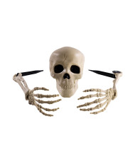 3 skeleton bones with pickets on card