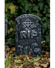 Lapide rip in polistirolo h.cm.36x25 ca. con cartellino/etichetta