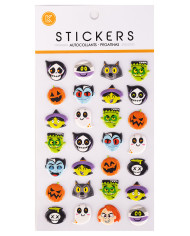 Cartella stickers in rilievo in busta con cavallotto