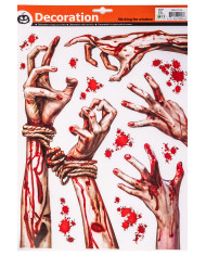 Halloween window stickers ass.mod. cm. 37x29 in pbh