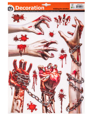 Halloween window stickers ass.mod. cm. 37x29 in pbh