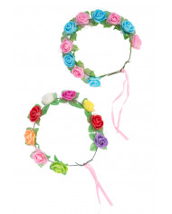 Coroncine di roselline in colori assortiti, ideali per Coroncine di roselline in colori assortiti, ideali per