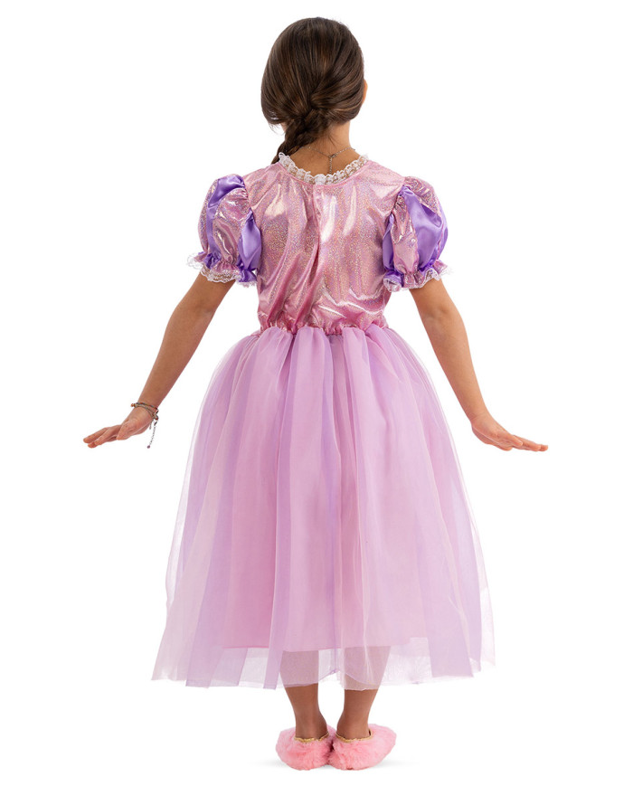 Lilac princess costume size iv in bag with hook