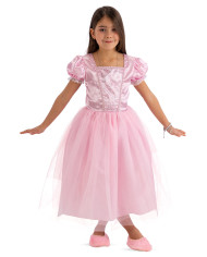 Pink princess costume size iv in bag with hook
