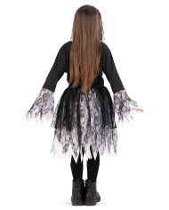 Skeleton bride costume size vi in bag with hook