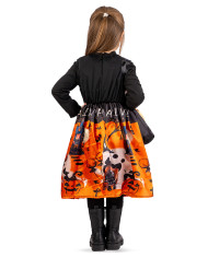 Costume abito Halloween con borsetta in busta con gancio