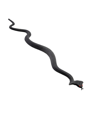 Cobra de plástico de 50 cm de largo aprox. sobre cartoncillo Cobra de plástico de 50 cm de largo aprox. sobre cartoncillo