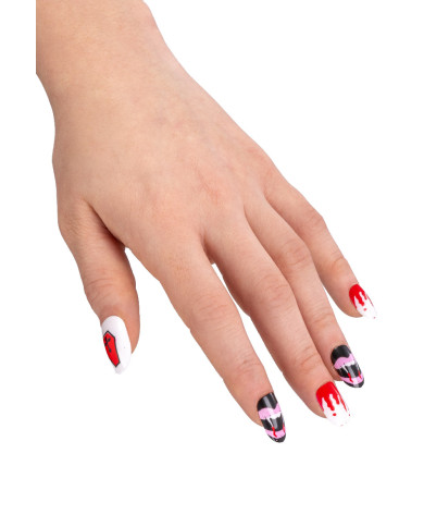 Uñas Halloween adhesivas en caja