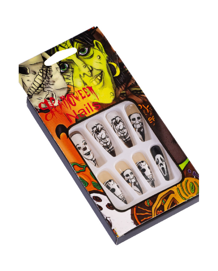 Klebenägel Halloween-Motive in Schachtel