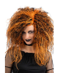 Black and orange pop wig in box Black and orange pop wig in box