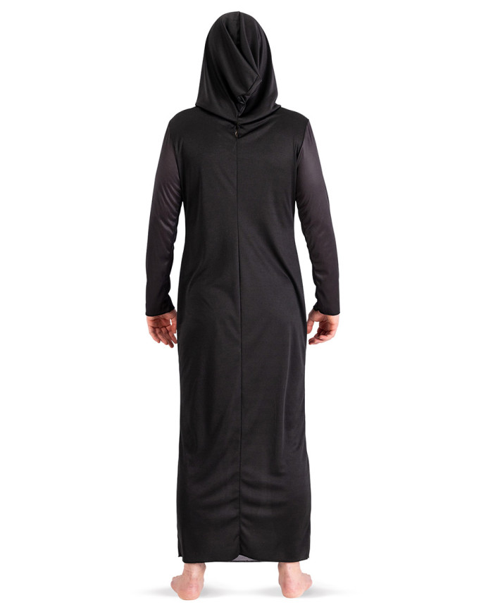 Skeleton tunic with hood, one size m-l in bag with hook