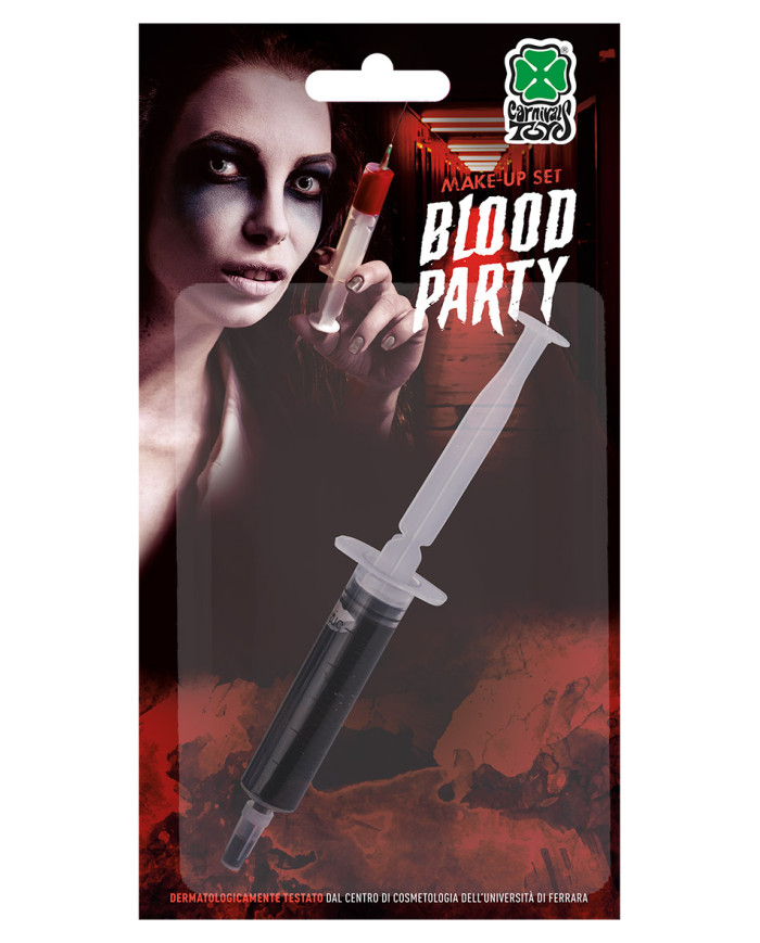 Faux sang, seringue de 5 ml env., sous blister